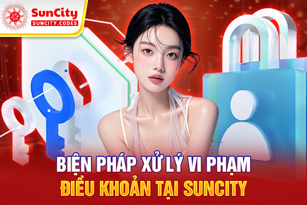 Biện pháp xử lý vi phạm điều khoản tại Suncity